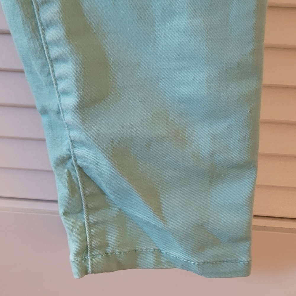 Refuge - Mint Green Skinny Jeans With Functional Back Pockets - Picture 4 of 8